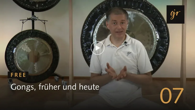 Vorschaubild Lektion 7, Gongs, früher und heute