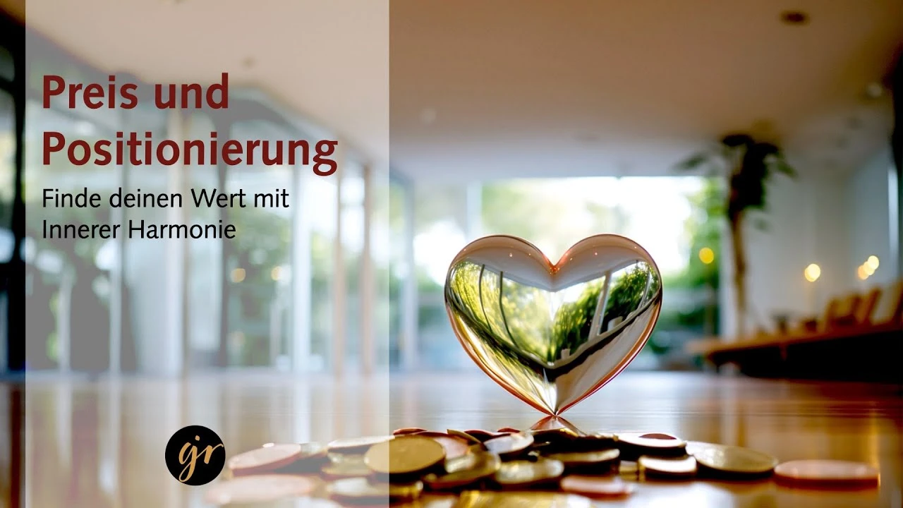 Offizielles YouTube-Vorschaubild: Preis und Positionierung, finde deinen Wert mit Innerer Harmonie
